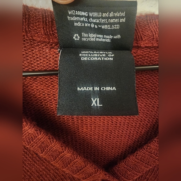 Harry Potter Gryffindor Skimmer Cardigan Womens Sz XL - Picture 6 of 8